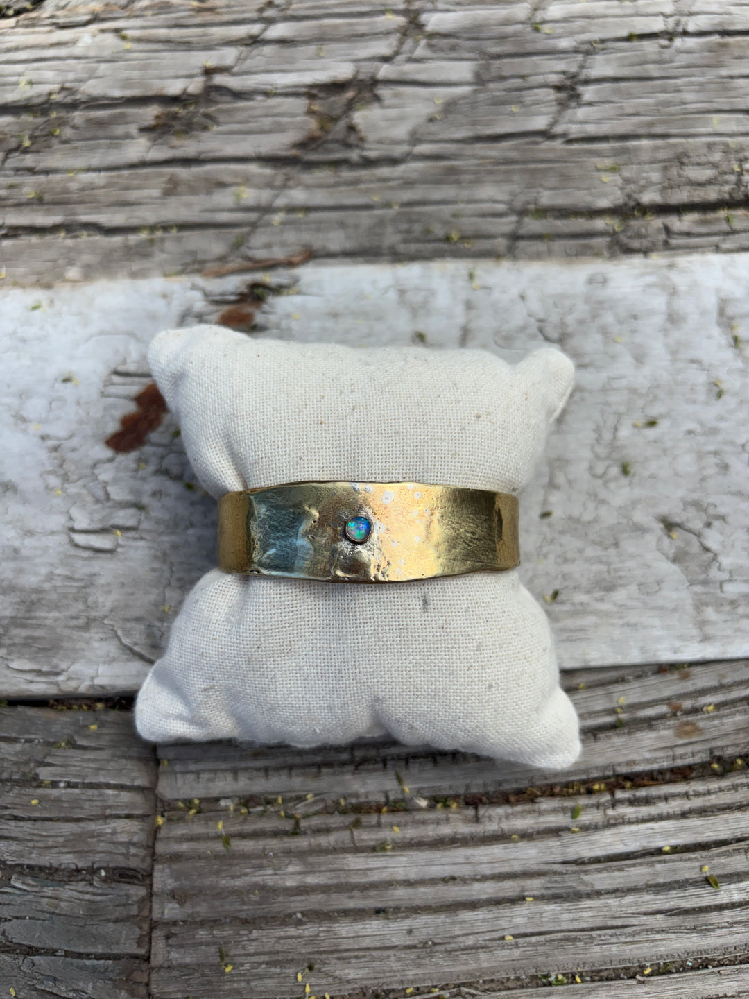 CLP Opal on Bronze Cuff