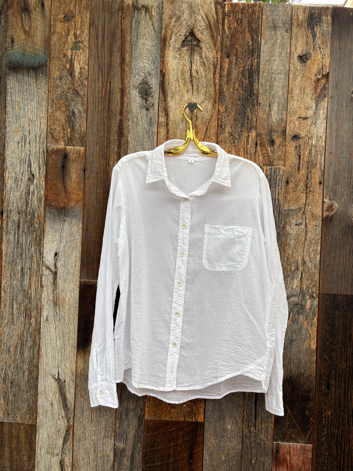 Felicite Boyfriend Top White