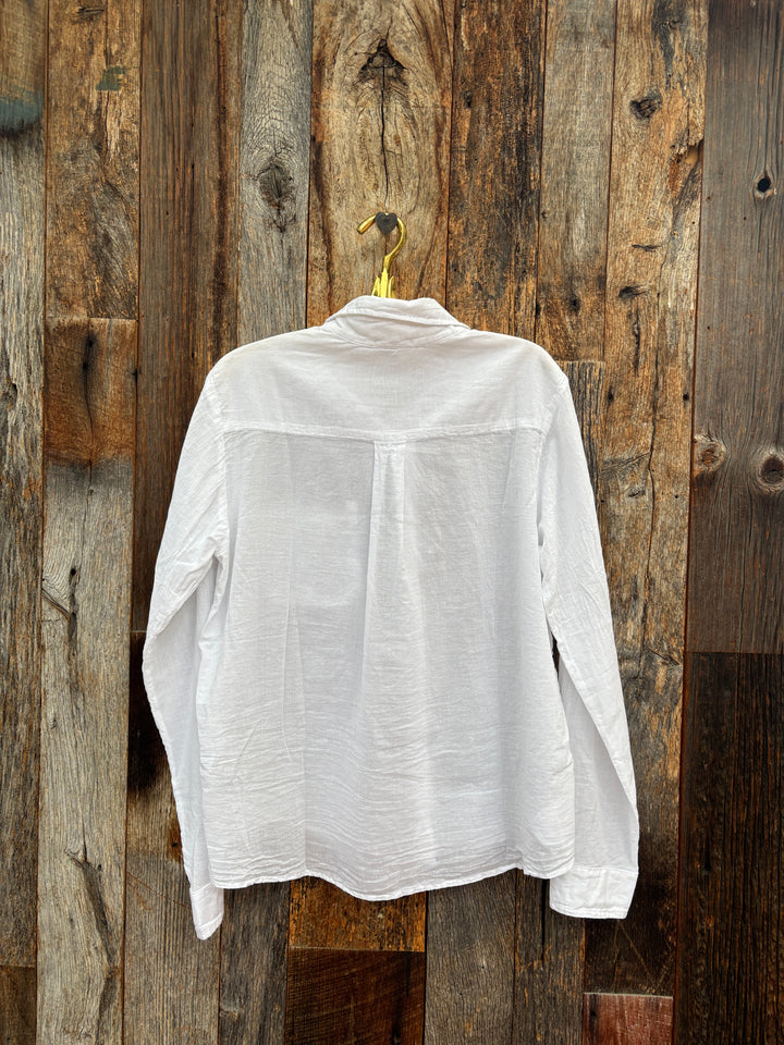 Felicite Boyfriend Top White