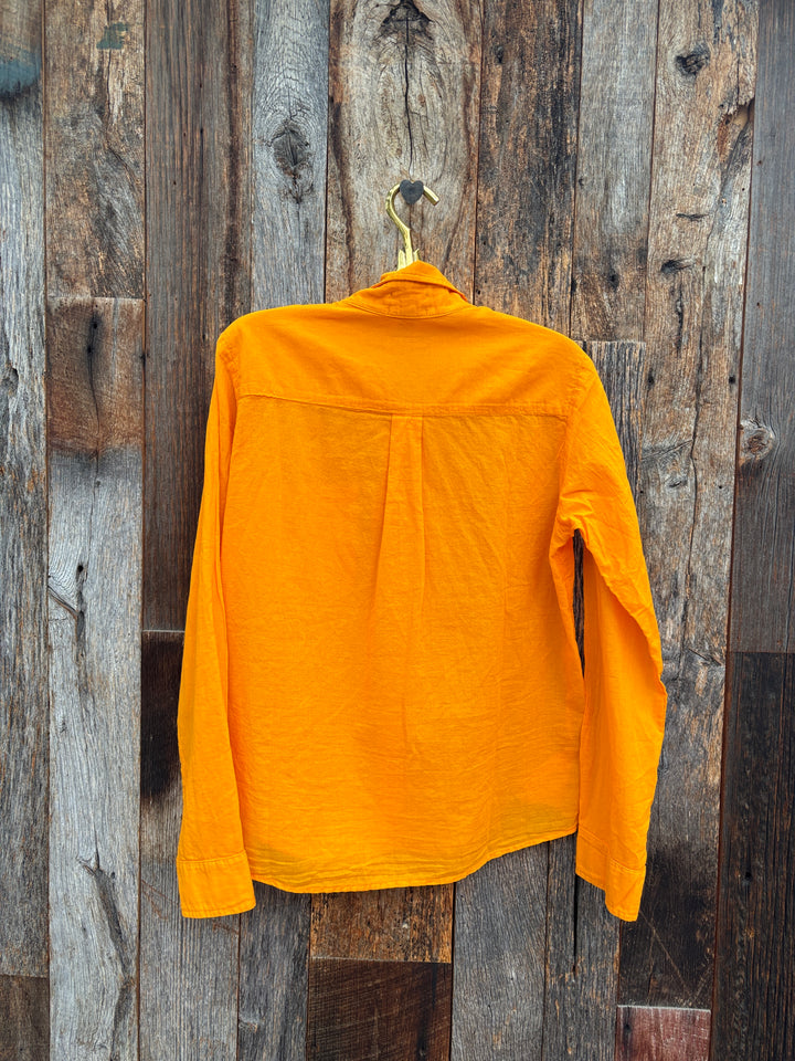 Felicite Boyfriend Top Tangerine