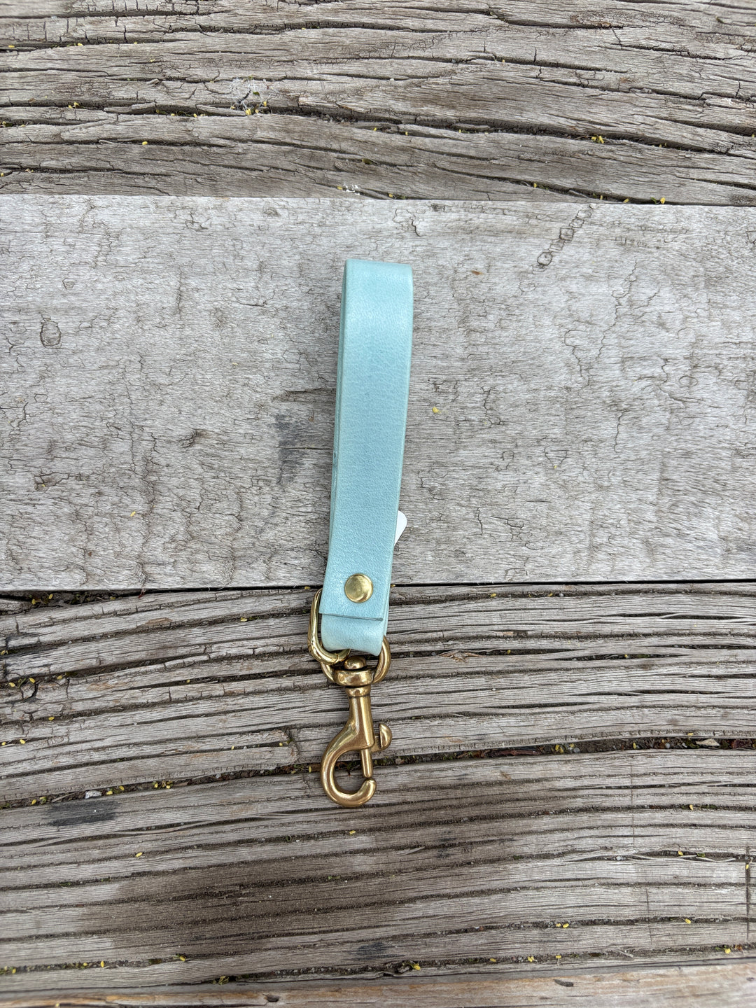 Shá Parlé Keychain- Pale Green Blue