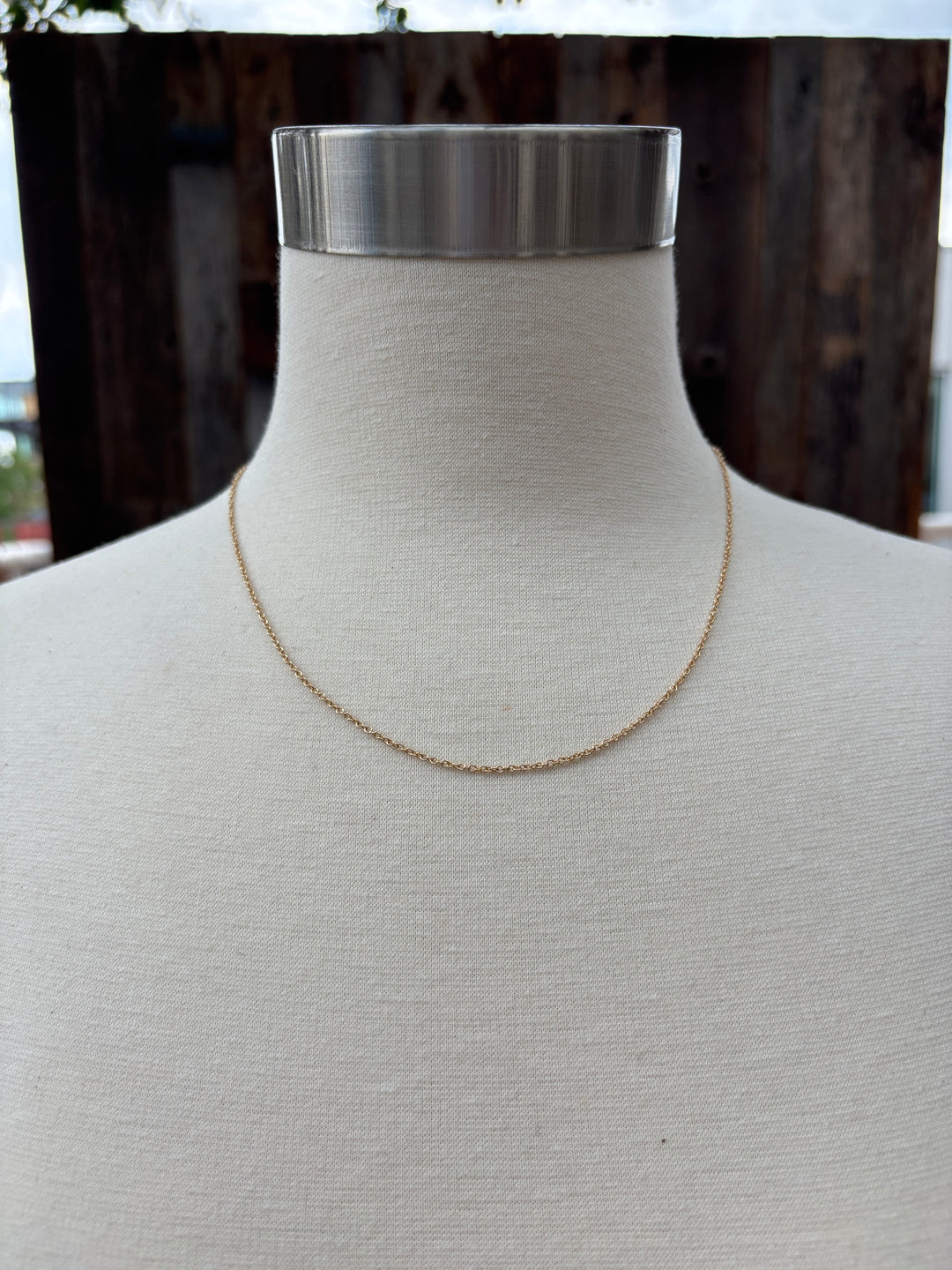 Robin M Designs 1.5 mm 14k 18'' Cable Chain w/ Lobster Clasp