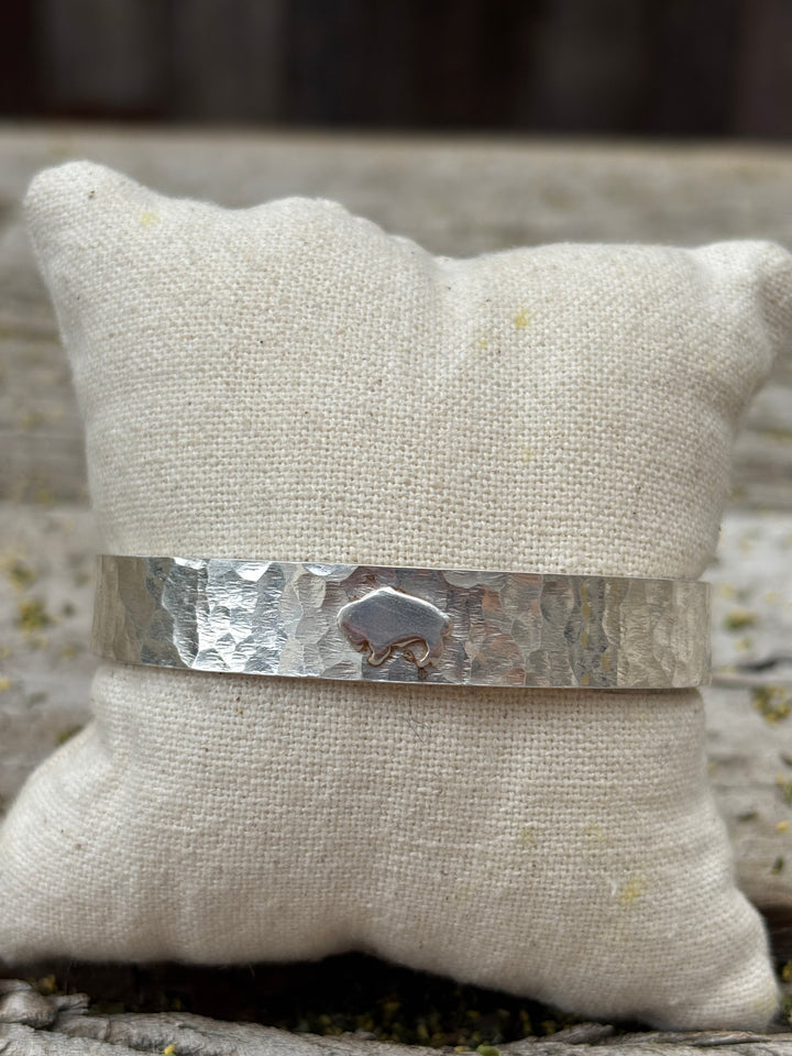 Ashton Hammered Buffalo Cuff
