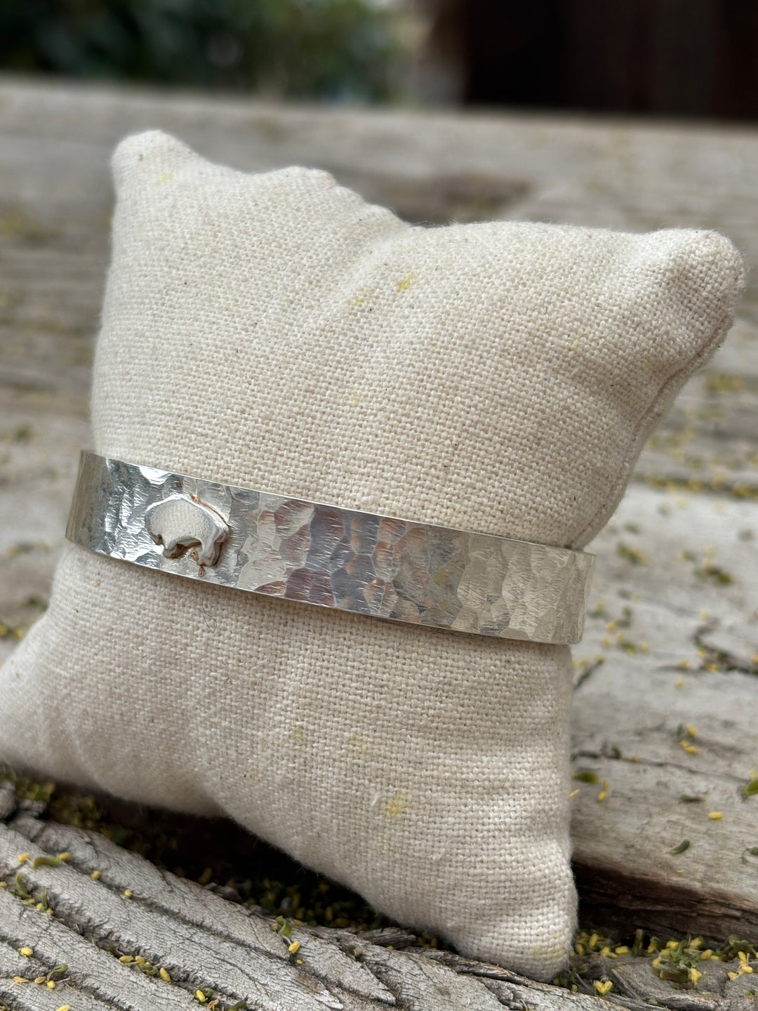 Ashton Hammered Buffalo Cuff