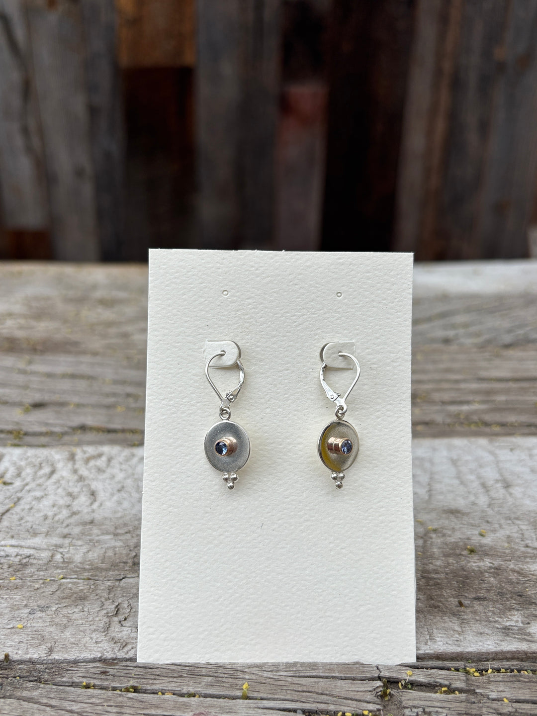 Ashton Sapphire Dangle Earrings - Blue
