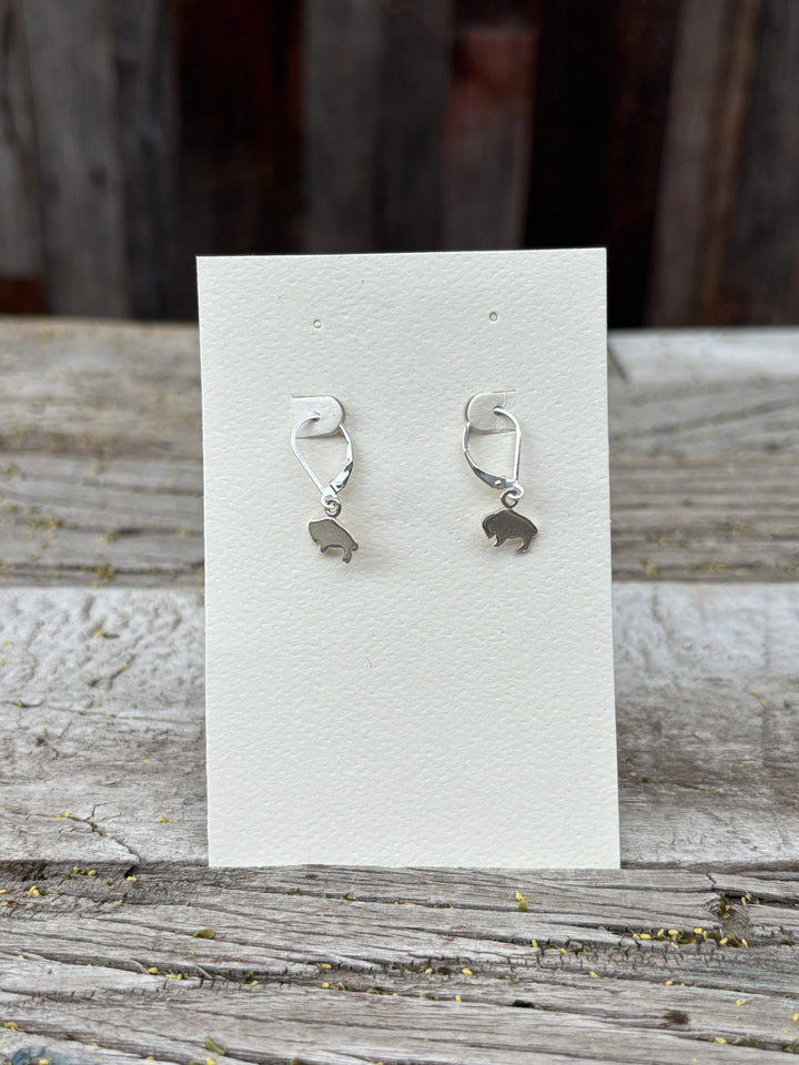 Ashton SS Dangle Buffalo Earrings