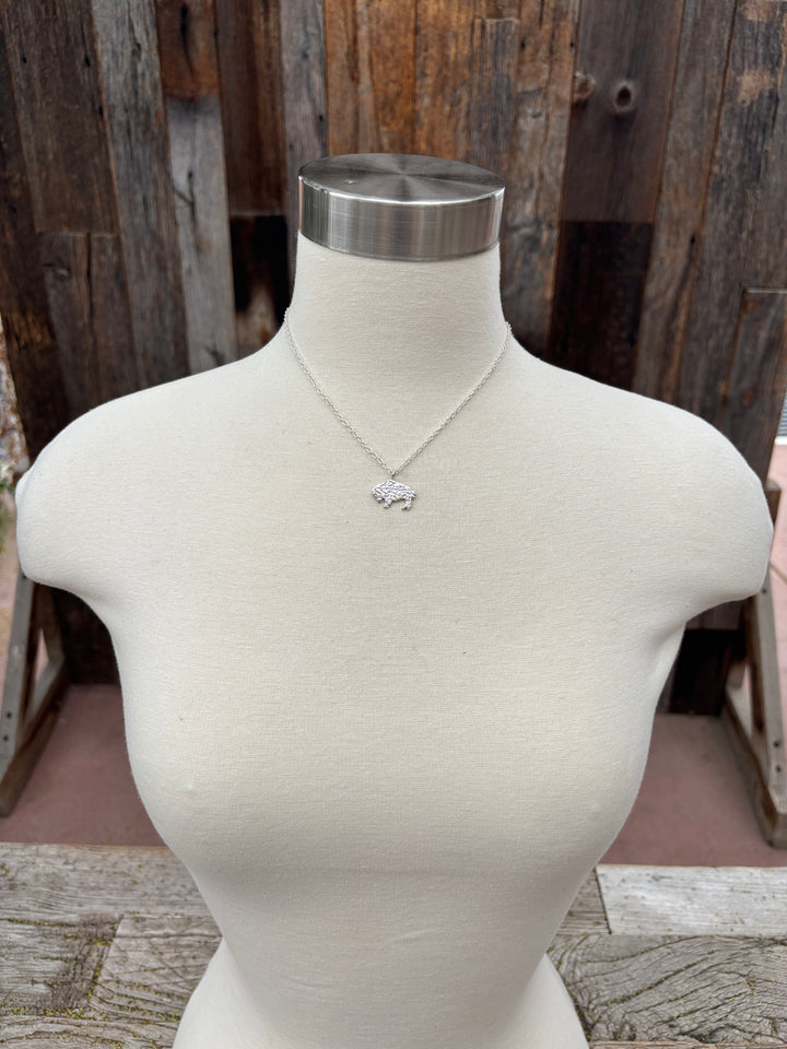 Ashton Fiore Buffalo Necklace M
