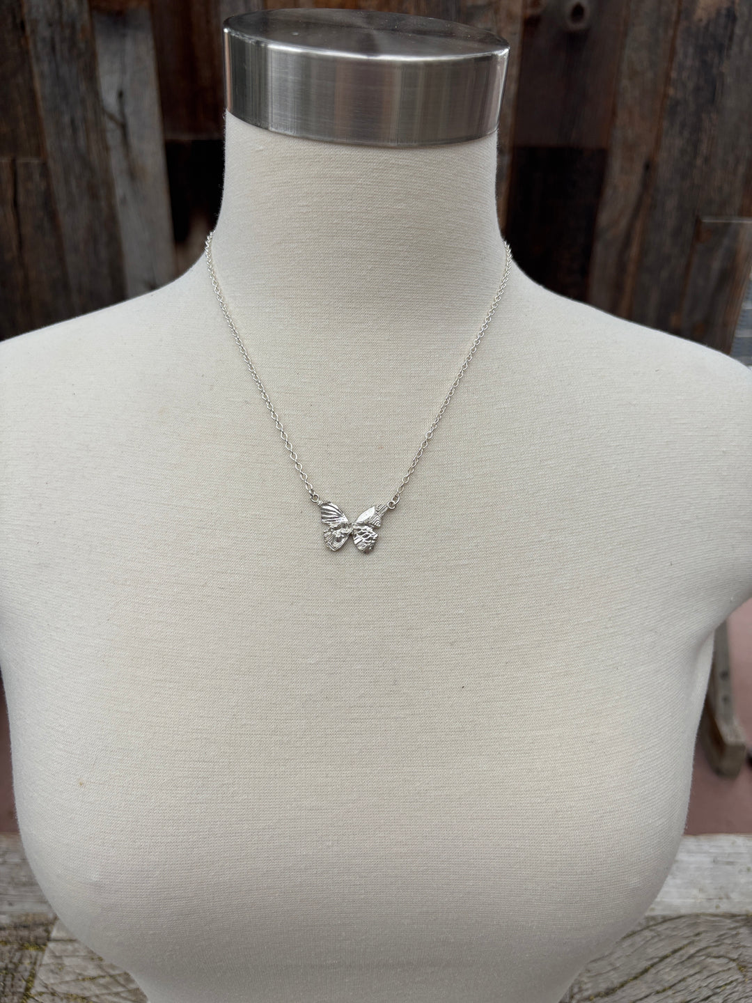 Ashton Skipper SS Butterfly Necklace