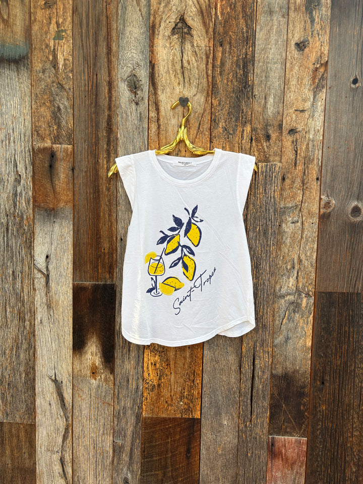 Project Social T Saint Tropez Tank White