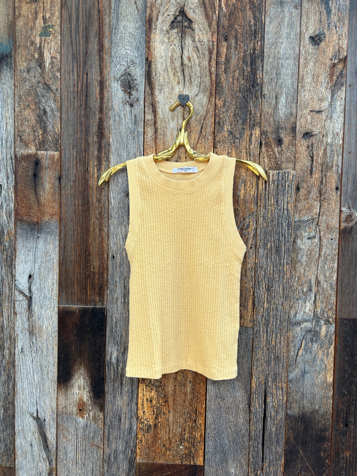 Project Social T Player Racerback Rib Tank Sahara Sun
