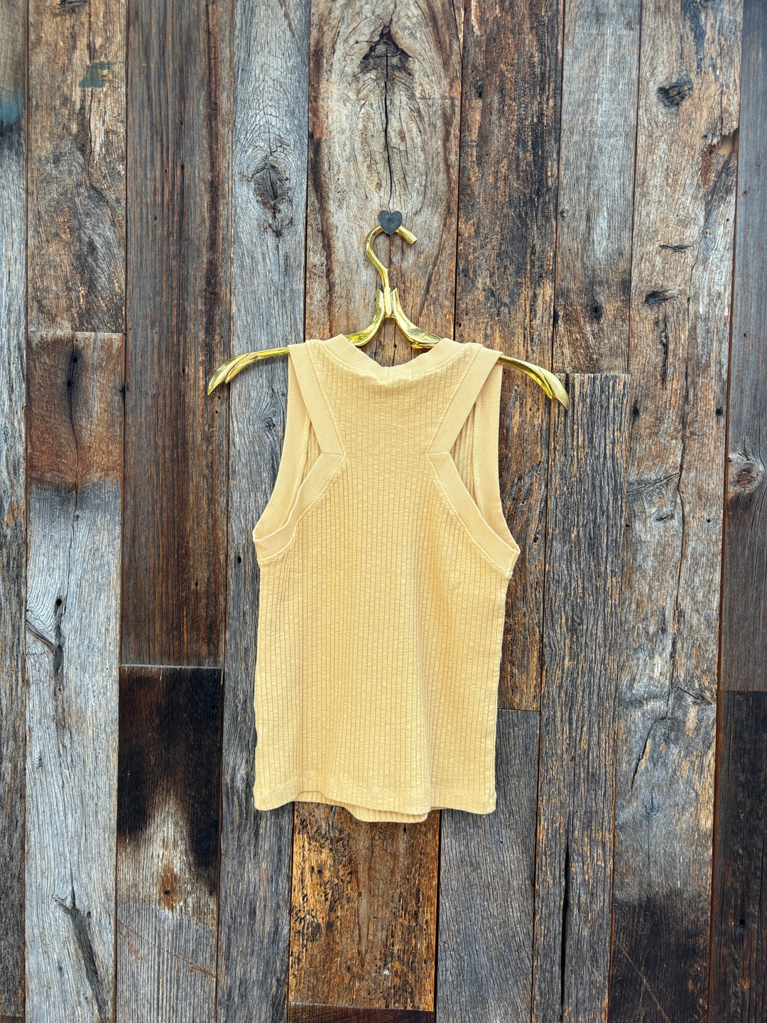 Project Social T Player Racerback Rib Tank Sahara Sun