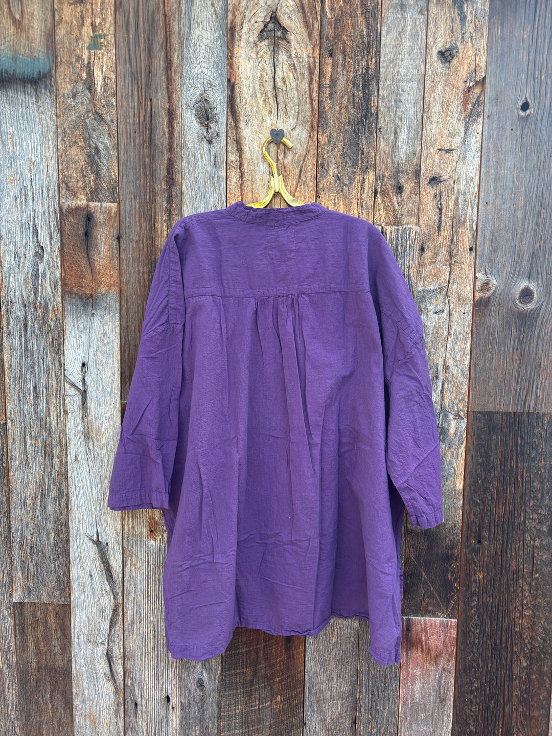 Auntie Oti Square Tunic Aubergine O/S