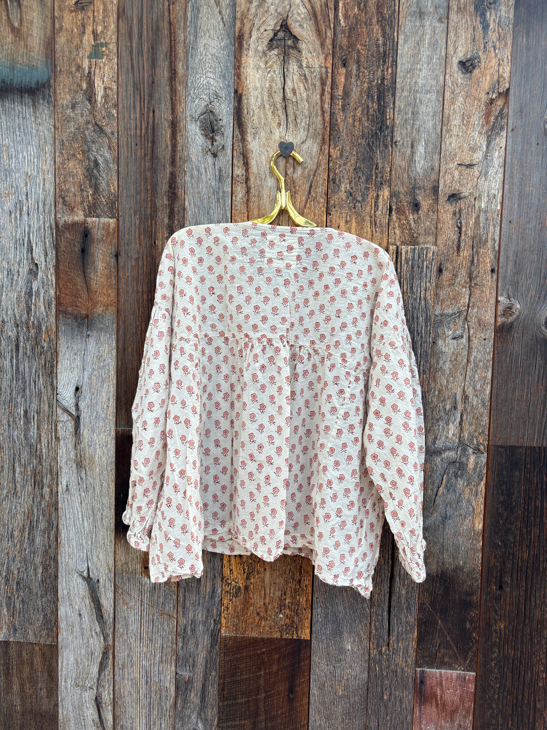 Auntie Oti Puffy Blouse Posey O/S