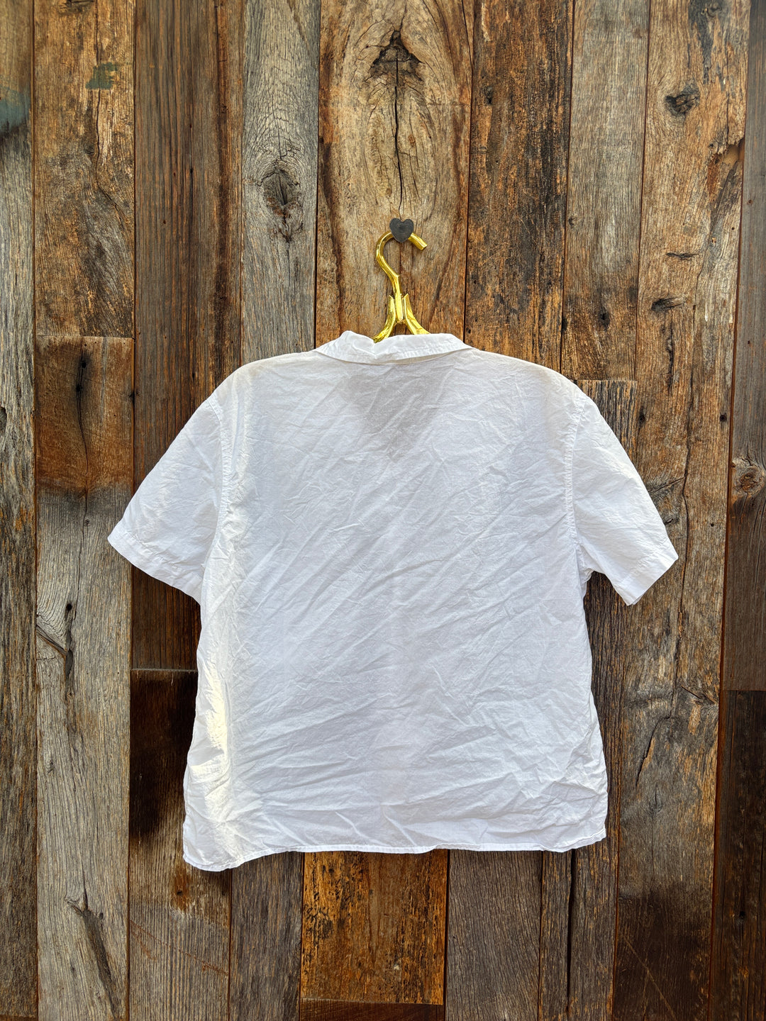Llea Blue Casey Cotton White