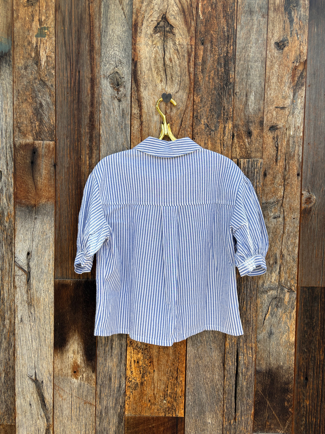 Sundry Button Up Top Dusty Sky