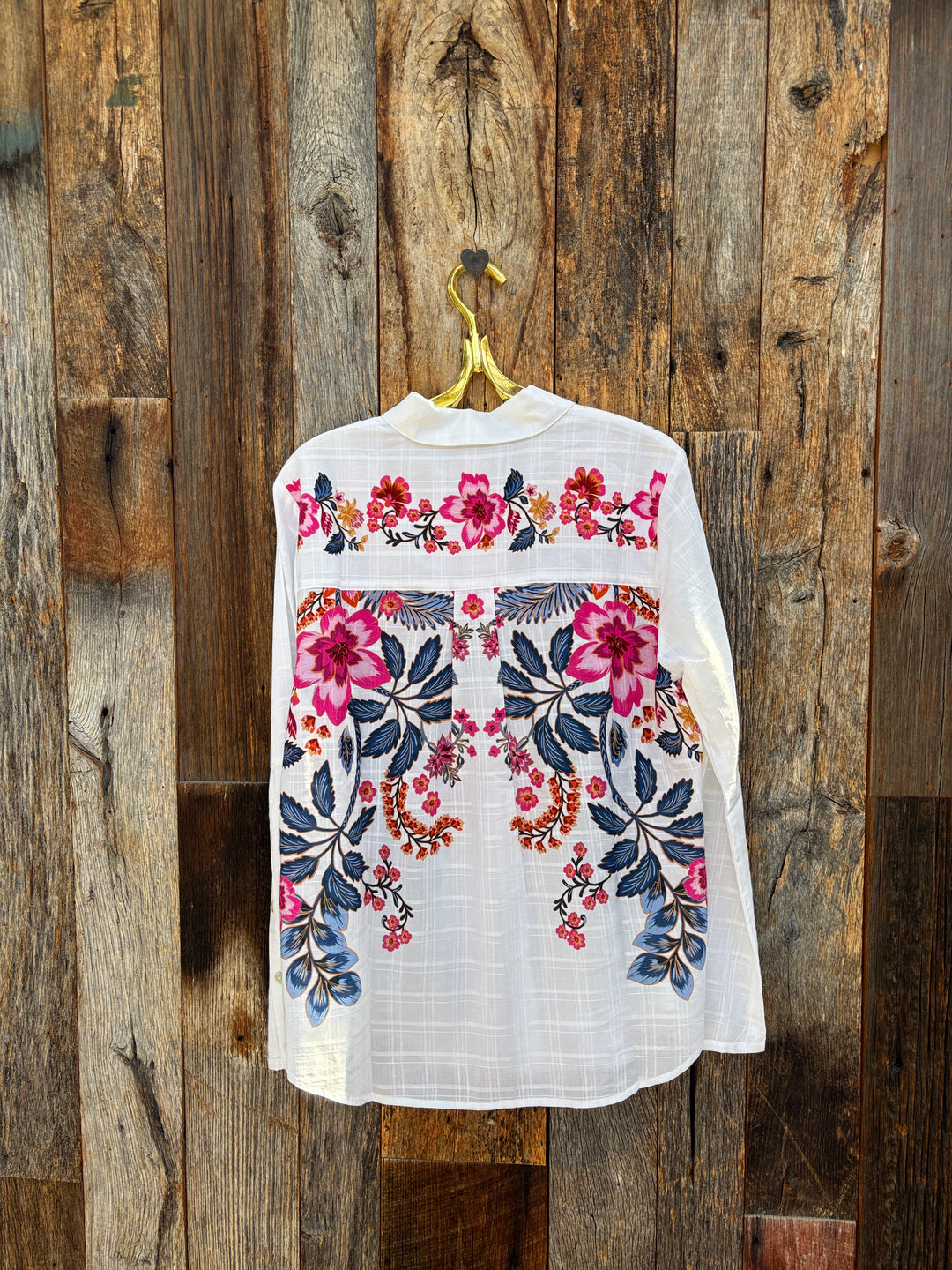 Johnny Was Button Detail Shirt Librelle