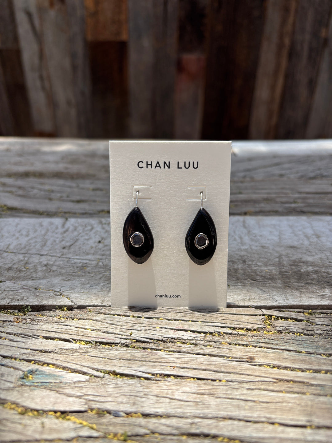 Chan Luu Black Horn Earrings ES-6009