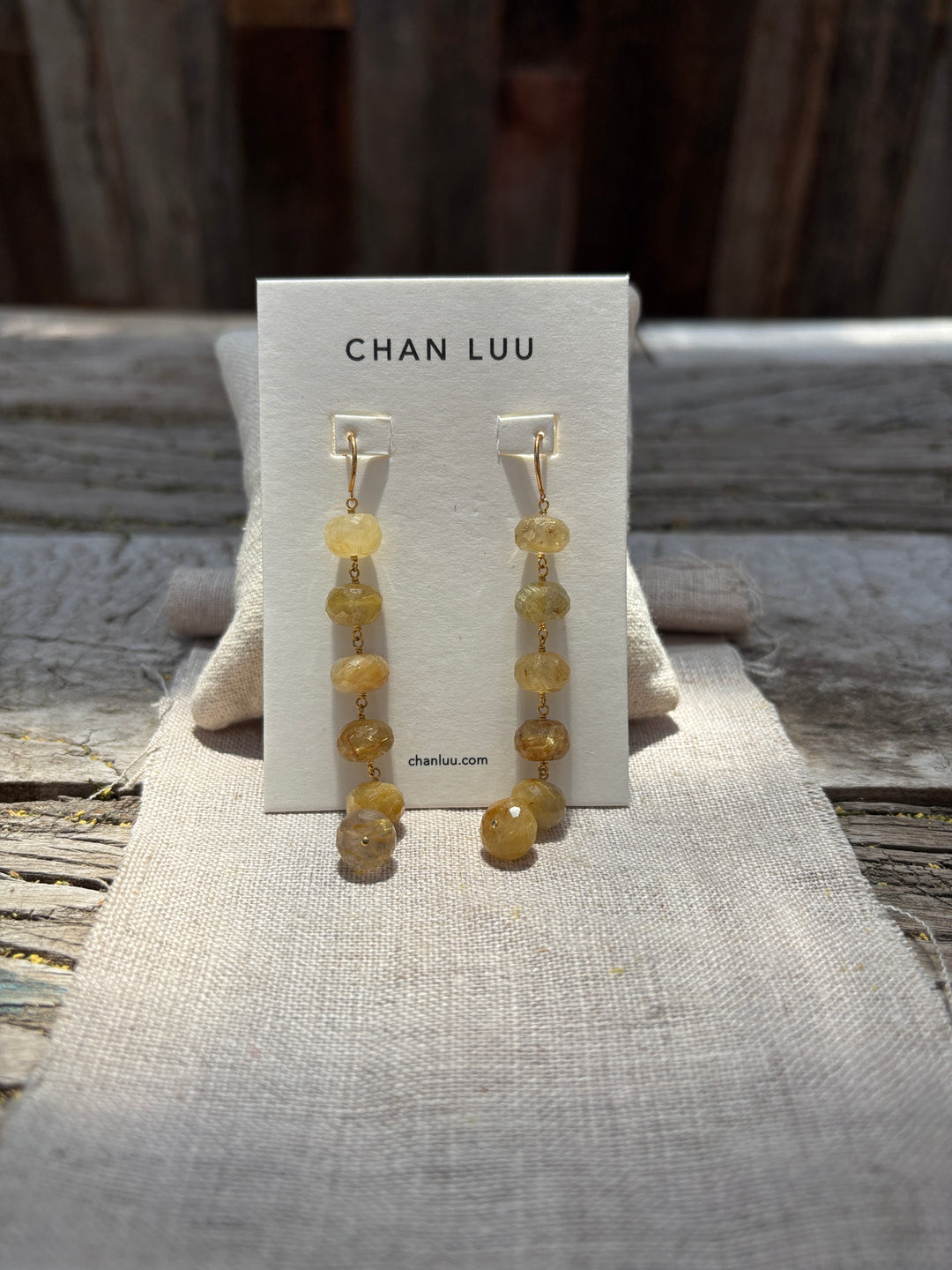 Chan Luu Rutilated Quartz Earrings EG-5601