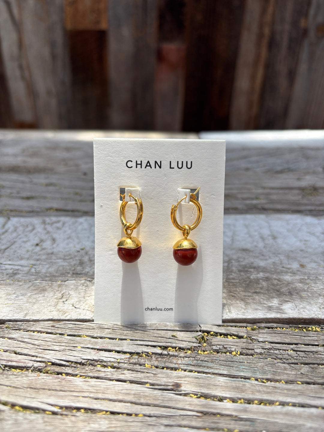 Chan Luu Red Jasper Earrings EG-6035