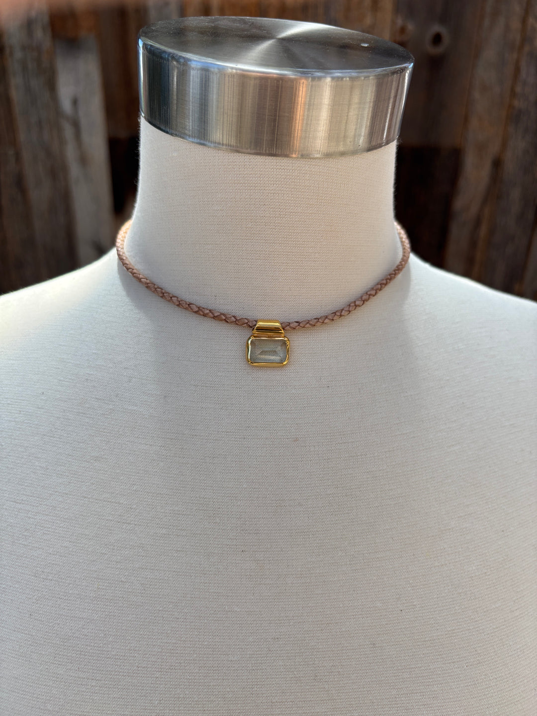 Chan Luu  Green Amethyst Necklace NGZ-15689