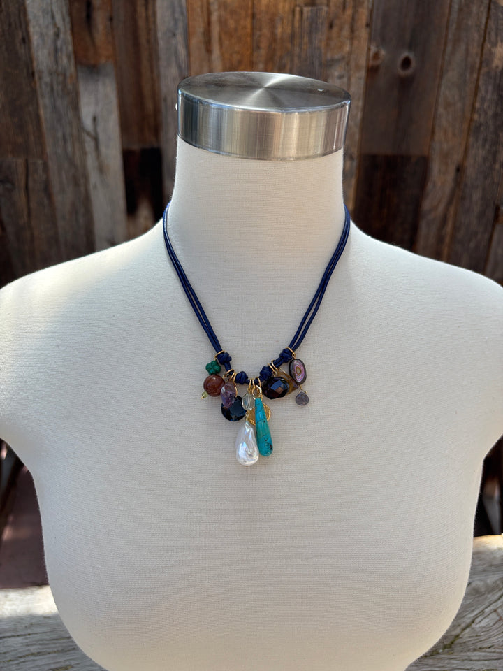 Chan Luu Blue Necklace NGZ-15691LQ