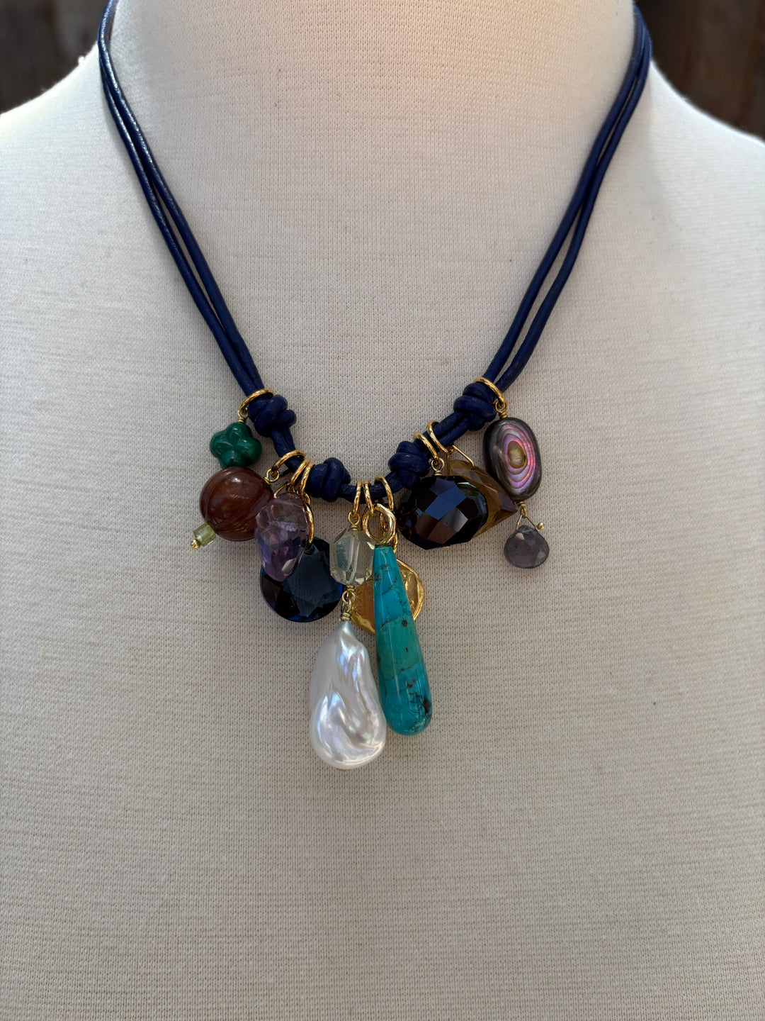 Chan Luu Blue Necklace NGZ-15691LQ