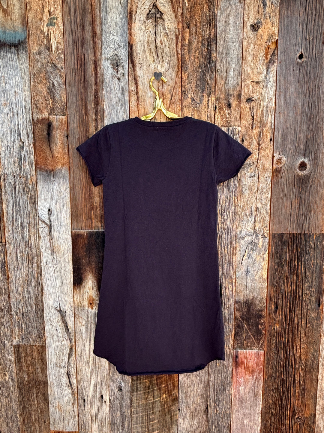 Dylan Tee Shirt Dress Washed Black