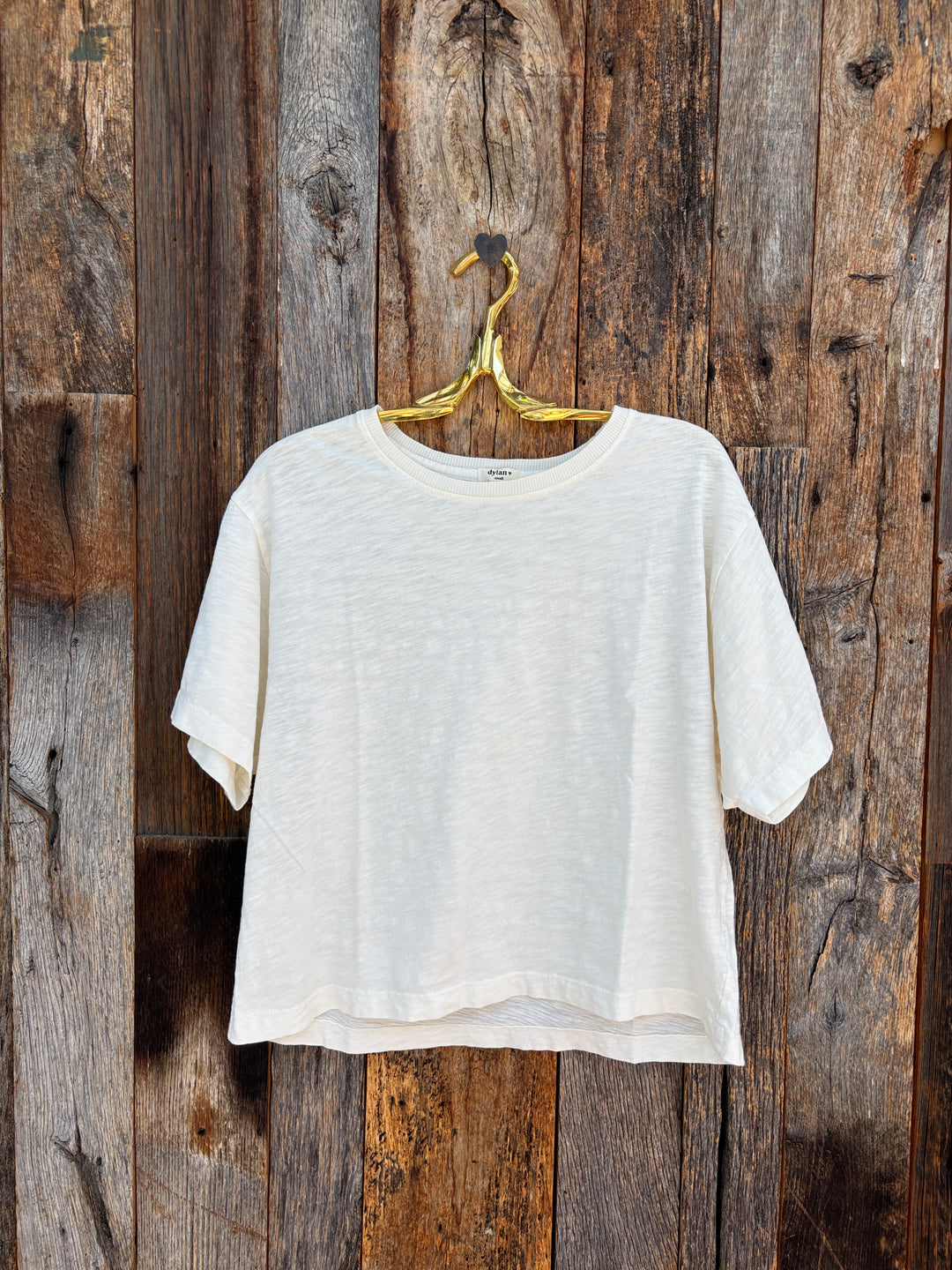 Dylan Loose Crew Tee Perfect Natural