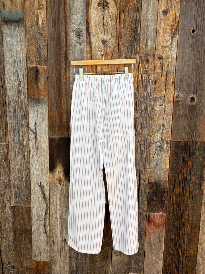 Dylan Miller Boxer Pant White/Brown
