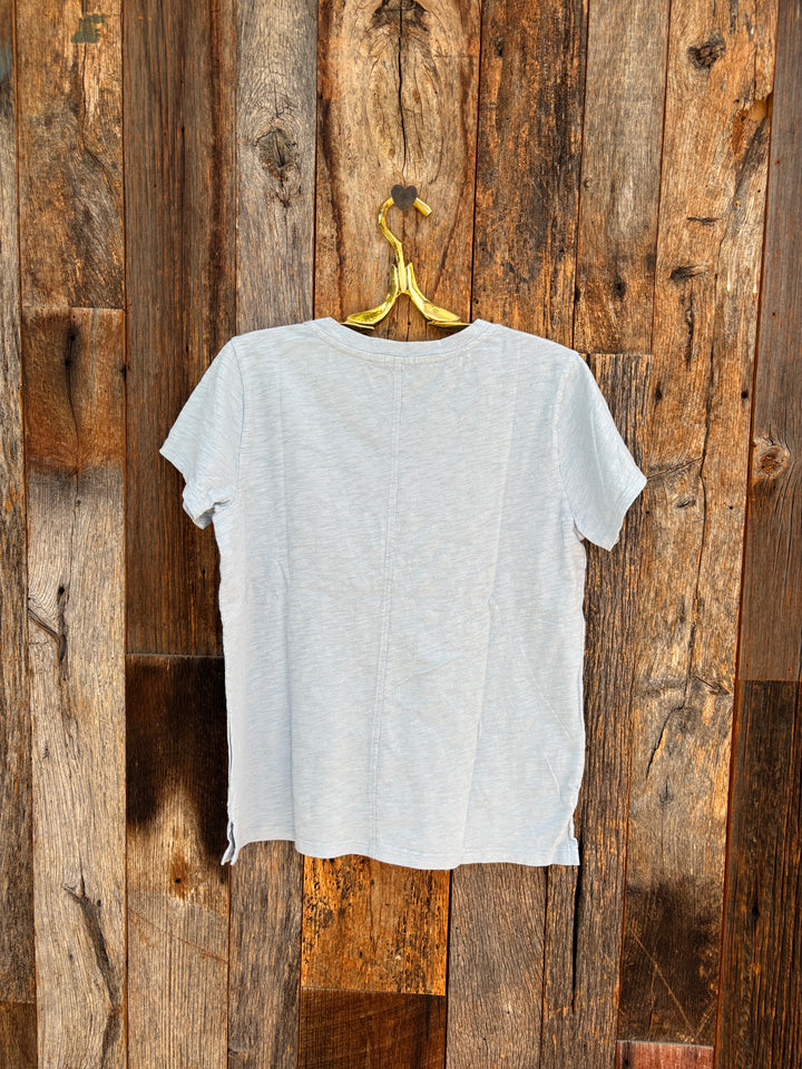 Dylan S/S Modern Crew Top Fresh Blue