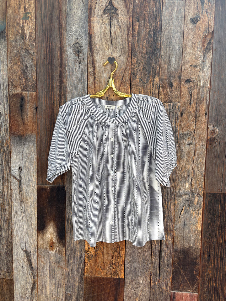 Dylan Mara Top Blue/White
