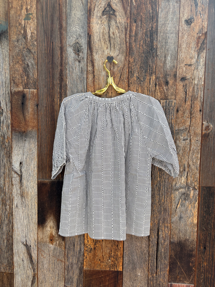 Dylan Mara Top Blue/White