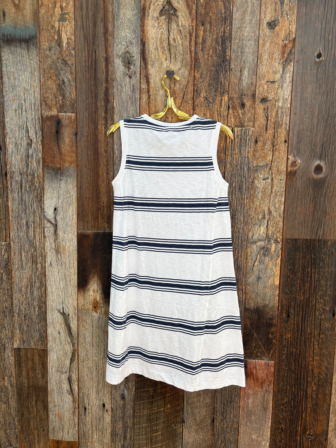 Dylan Kelly Stripe Dress White/Navy