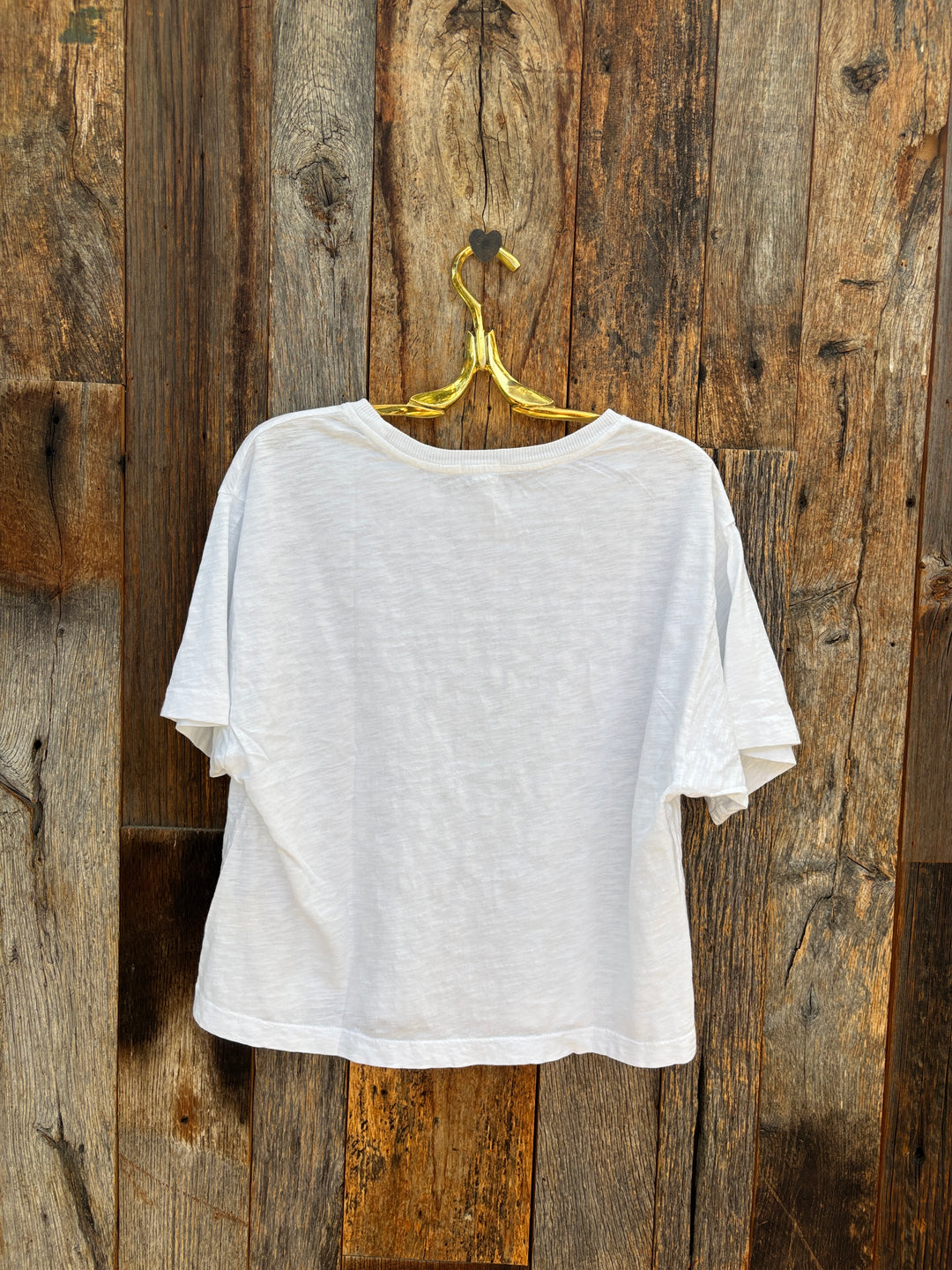 Dylan Loose Crew Tee White