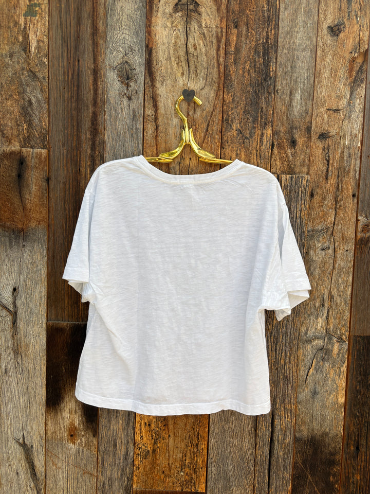 Dylan Loose Crew Tee White