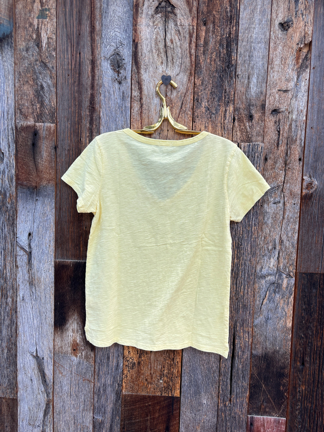 Dylan S/S Deep V-Tee Butter