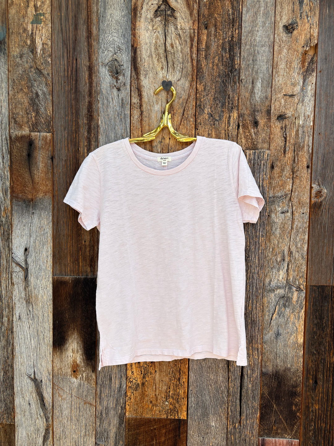 Dylan S/S Modern Crew Top Petal