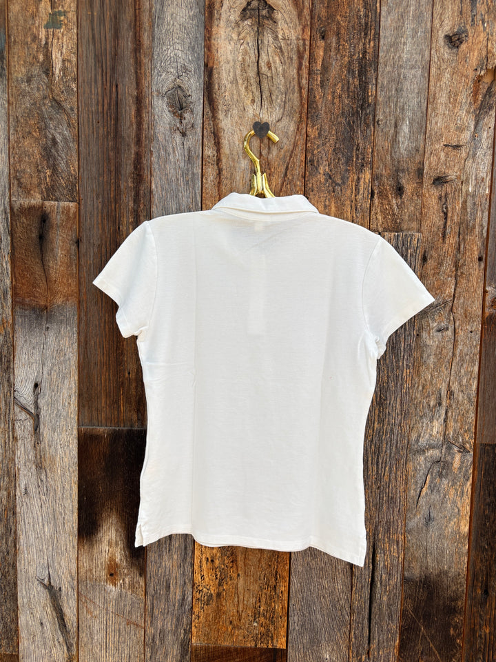 Dylan Sloan Polo Top White