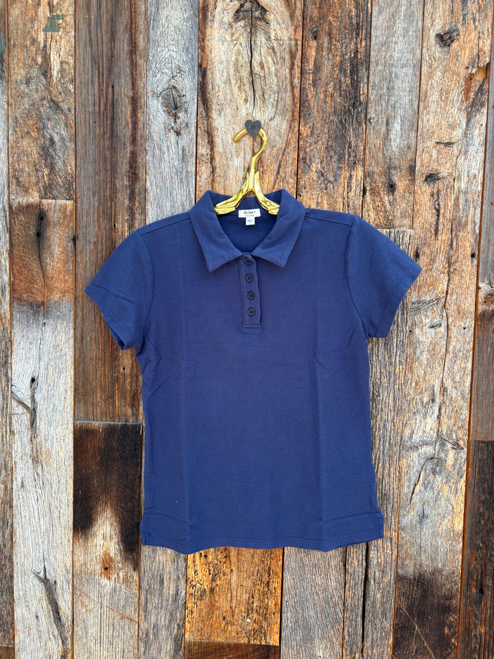 Dylan Sloan Polo Top Indigo/Navy