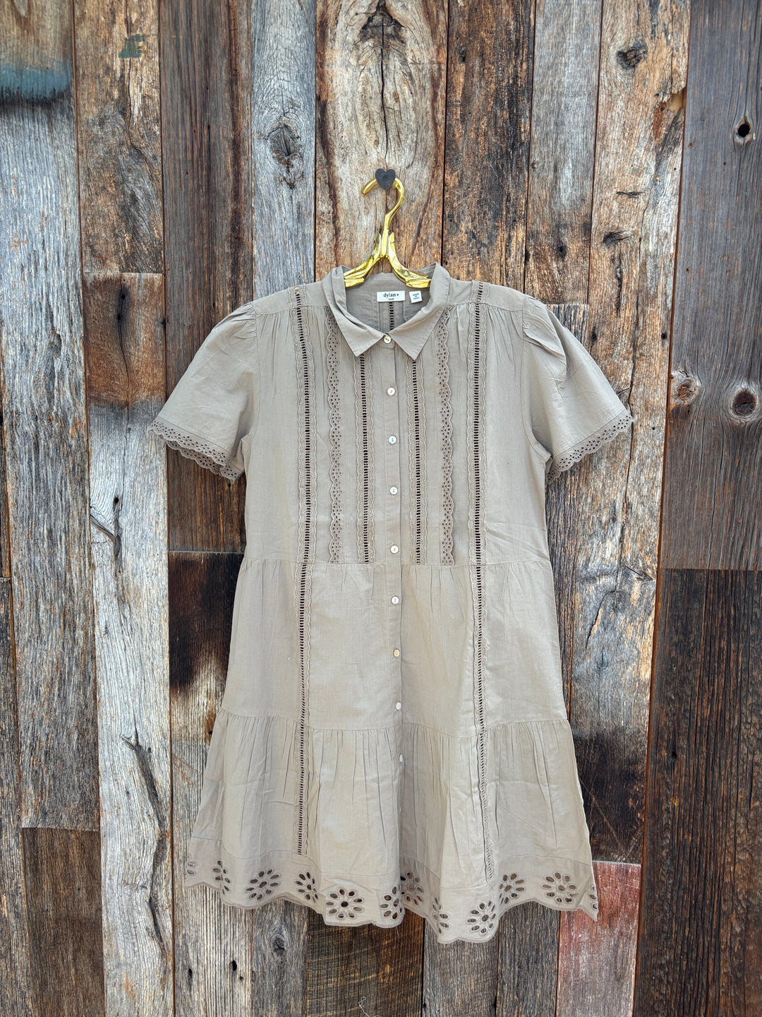 Dylan Malia Dress Light Olive