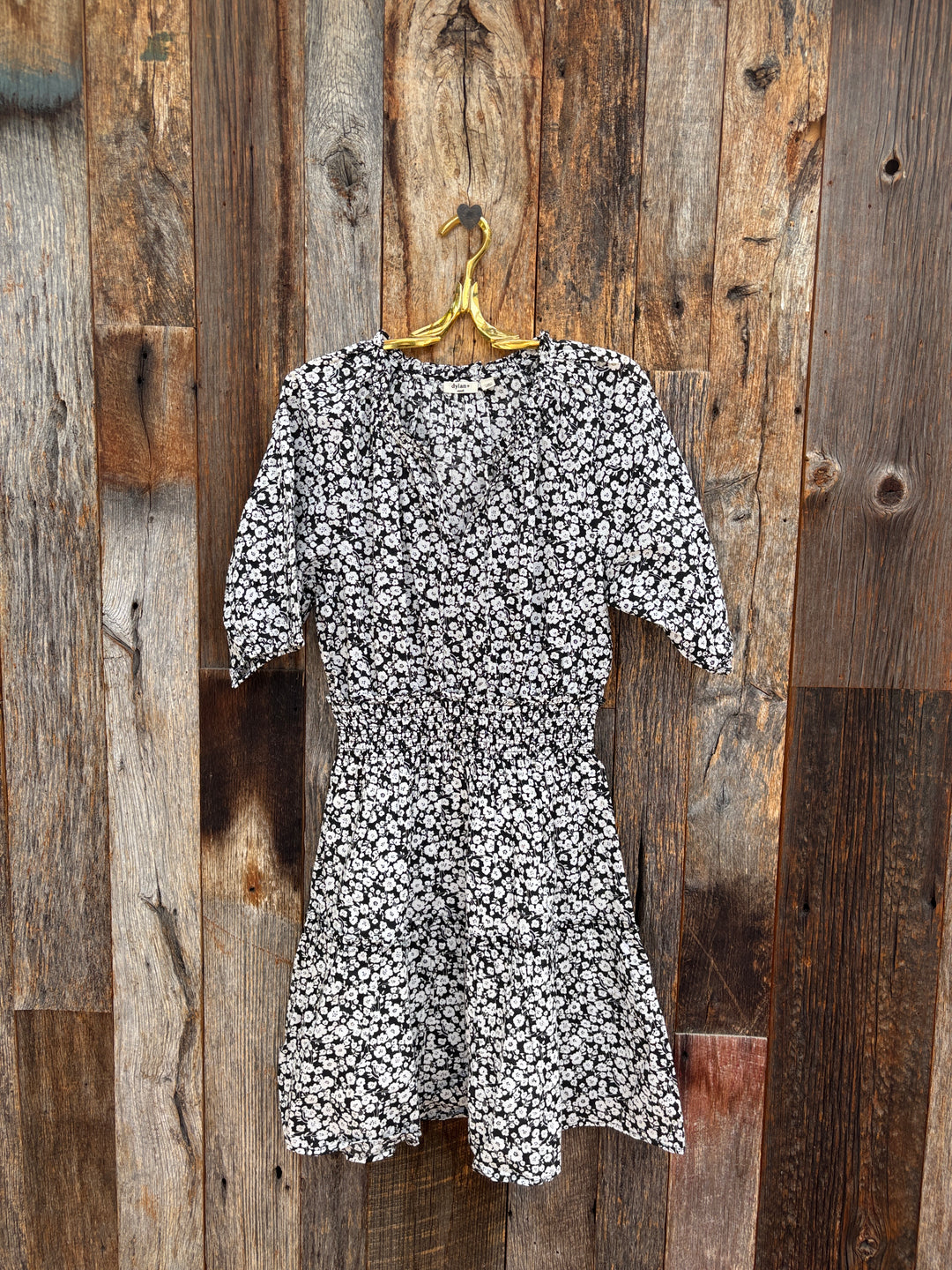 Dylan Julia Dress Black/White