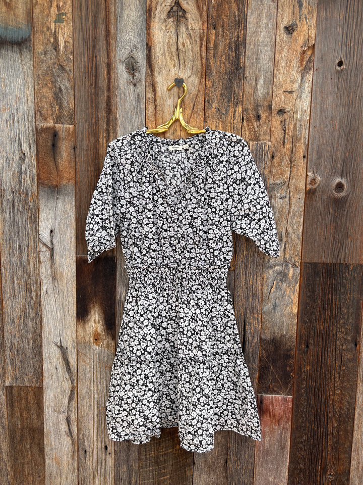 Dylan Julia Dress Black/White