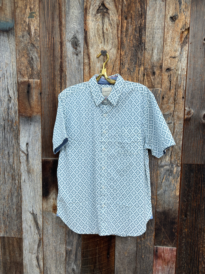 True Grit S/S 1 Pocket Shirt- Blue