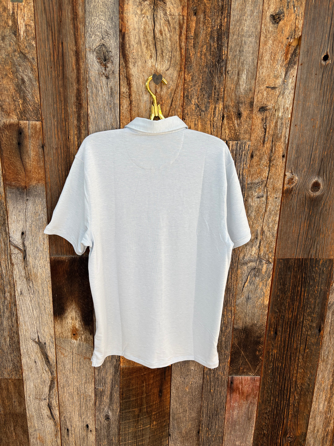 True Grit Del Mar Polo- Grey