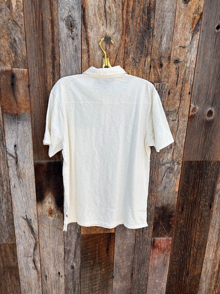True Grit S/S Polo- Vintage Chalk