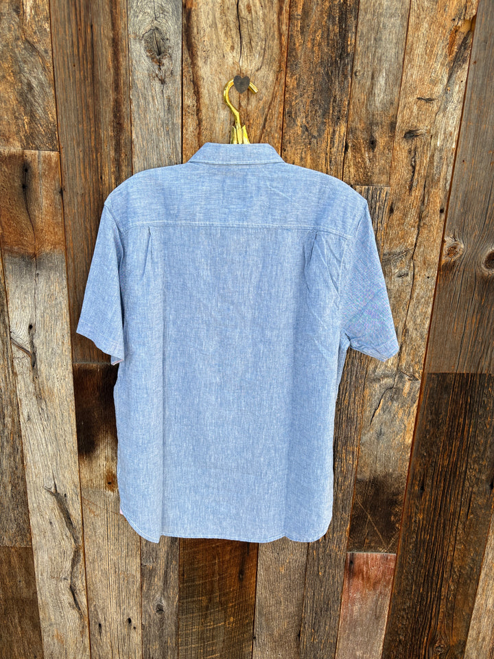 True Grit S/S 1 Pocket Shirt- Chambray