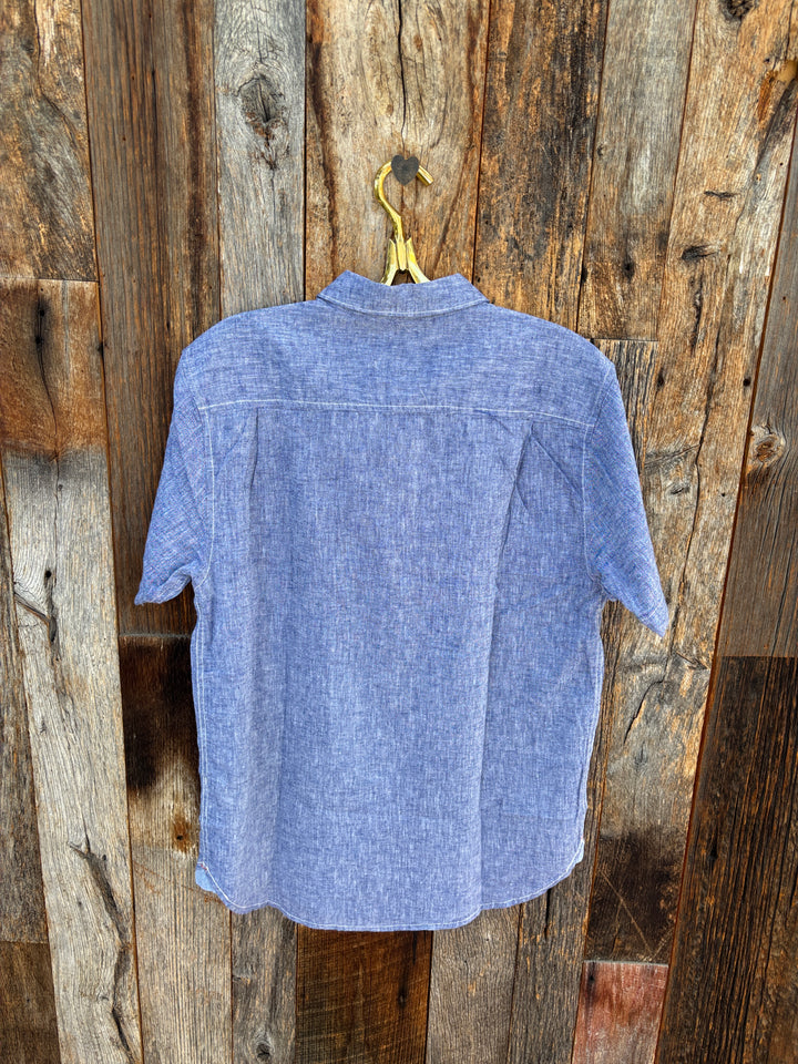 True Grit S/S 1 Pocket Shirt- Indigo