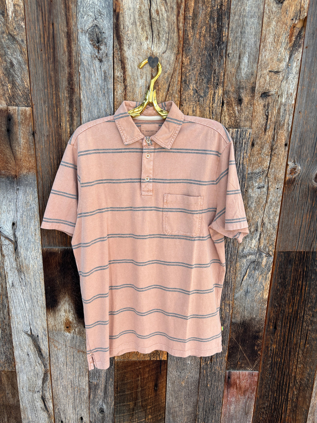 True Grit S/S Polo- Adobe