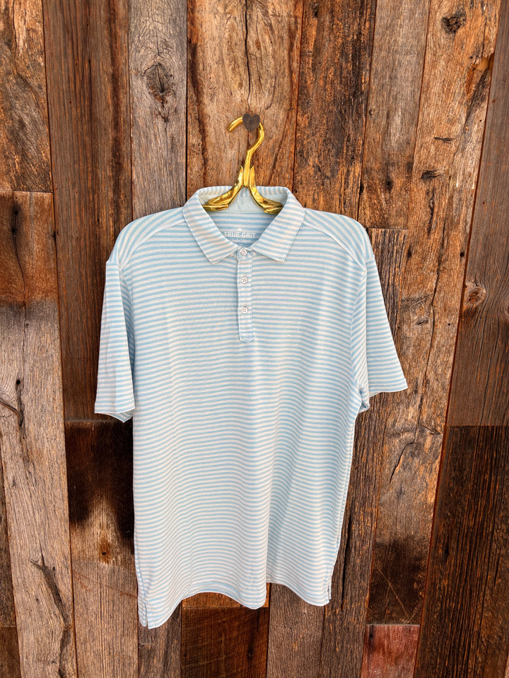 True Grit S/S Polo- Turquoise