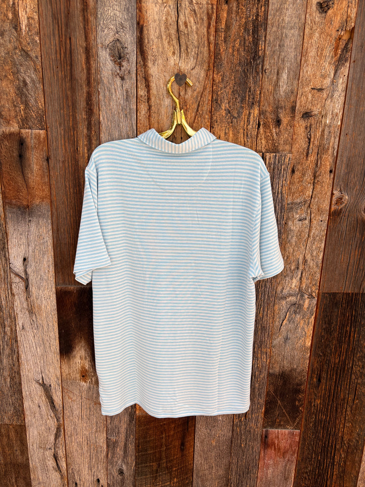 True Grit S/S Polo- Turquoise